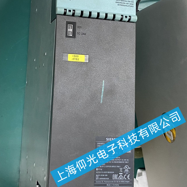 維修西門子伺服驅(qū)動器模塊損壞-S120系列報警顯示A07200故障維修方法